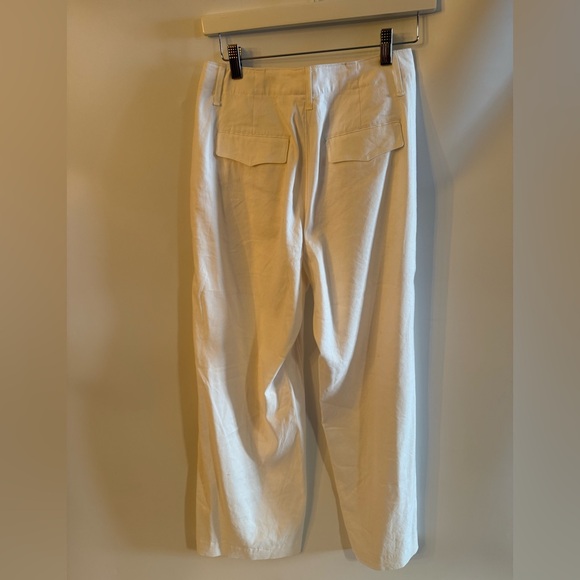 Rag & Bone Sofie wide leg pant white linen NWT - Picture 11 of 13